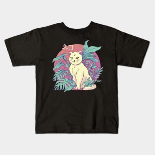 Vapor Cat Kids T-Shirt